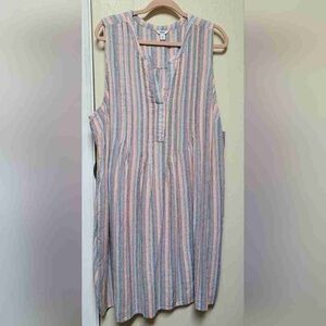 Striped Sleeveless Dress